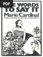 Marie Cardinal - The Words To Say It (1984, Van Vactor & Goodheart)