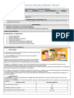 Guia N°4 Expresiones Algebraicas