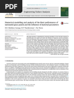 1-47 Numerical Modelling and Analysis of The Blast Performance of Laminated Glass Panels and The Influence of Material Parameters 2014