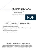 Unit 2 Marketing Environment 4th Sem