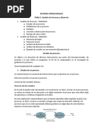 Gestión de Procesos y Memoria