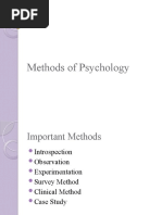 Assignment 1 Methods of Psychology