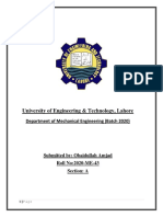 University of Engineering & Technology, Lahore