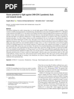 (2021) Ozone Potential To Fight Against SAR-COV-2 Pandemic - Facts and Research Needs