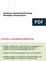 Business Marketing Planning: Strategic Perspectives