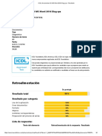 ICDL Documentos 6.0 MS Word 2016 Diag Spa - Resultado