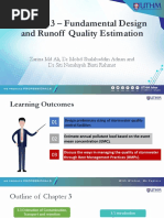 Chapter 3 - Fundamental Design and Runoff Quality Estimation