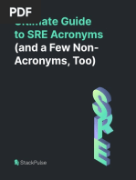 Ultimate Guide To SRE Acronyms: (And A Few Non-Acronyms, Too)