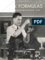 Agfa Formulas For Photographic Use