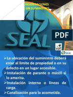 1.1. - Prinicpales Consideraciones para Instalar Un Nuevo Suministro SEAL