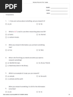 Business Research MCQ 