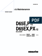 Komatsu D65e, P-12 & D65ex, Px-12 Bulldozer