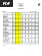 Grading Sheet: School of The Future