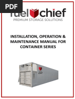 Installation, Operation & Maintenance Manual For Container Series