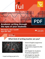 Academic Writing The Eyes of Your Students Neil Harris - Skillful 2nd Ed