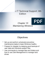 A+ Guide To IT Technical Support, 9th Edition: Maintaining Windows