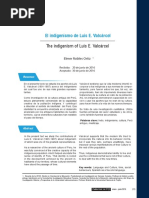 El Indigenismo de Luis E. Valcárcel