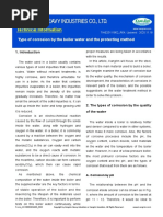 TIHE20111802 - R04 - Type of Corrosion by The Boiler Water and The Protecting Method