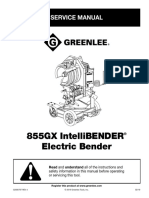 855Gx Intellibender Electric Bender: Service Manual