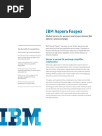 IBM Aspera Faspex: Global Person-To-Person and Project-Based File Delivery and Exchange