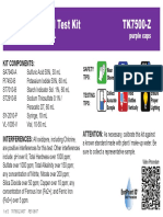 Peracetic Acid Test Kit TK7500-Z