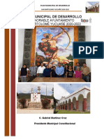 Plan Municipal de Desarrollo San Bartolome Yucuañe - Opt