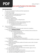  Executive Branch Guided Notes