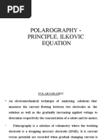 Polarography - Principle, Ilkovic Equation