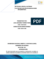 Informe Tecnico Evaluacion Del Proyecto de Telecomunicaciones