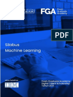 Silabus Machine Learning Fga