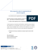 10 Preguntas - Organizacion Por Area de Negocio