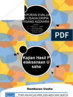 Kel 8 - Evaluasi Usaha Kripik Pisang