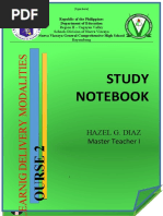 Module 1 Study Notebook