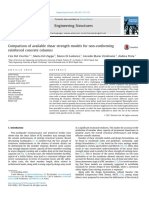 Comparison of Available Shear Strength Models For Non Conforming