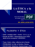 La Ética Y La Moral: Dr. León Llacsa Soto