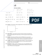 Algebra 2 1.3, 1.4 Practice B