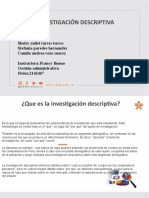 Diapositiva Investigacion Descriptiva