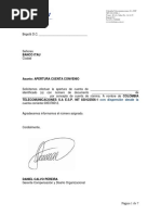 Carta Apertura Cuenta de Nomina - Contratos JP