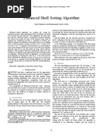 Enhanced Shell Sorting Algorithm: Basit Shahzad, and Muhammad Tanvir Afzal