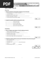 Unit 2 Short Test 2A: Grammar