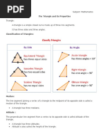 Triangles and Its Properties