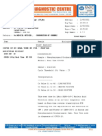 Test Report: MR - DURAI RAJ (77/M)