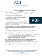 CR de Réunion de Coordination Et de Stratégie