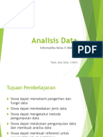 1 Analisis Data