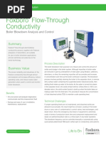 Foxboro Flow-Through Conductivity: Boiler Blowdown Analysis and Control