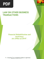 Law On Other Business Transactions 20181