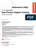 CWSi235 - Maintenance Utility 1 - 10