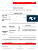 Zenith - Bank - Token - Application Form For Internet Banking Token