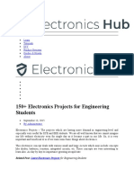 150+ Electronics Projects For Engineering Students: Learn Tutorials DIY Product Reviews Guides & Howto About