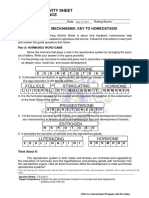 Learning Activity Sheet Grade 10 Science: Feedback Mechanisms: Key To Homeostasis